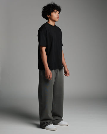 Drop Shoulder T-Shirt - Black