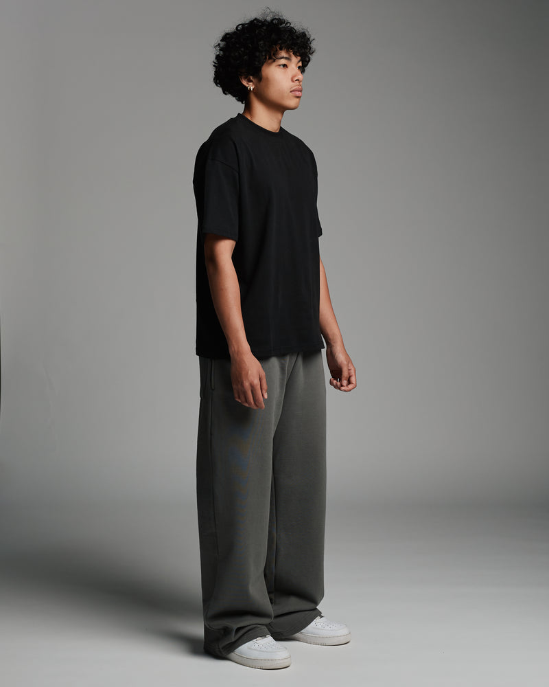 Drop Shoulder T-Shirt - Black
