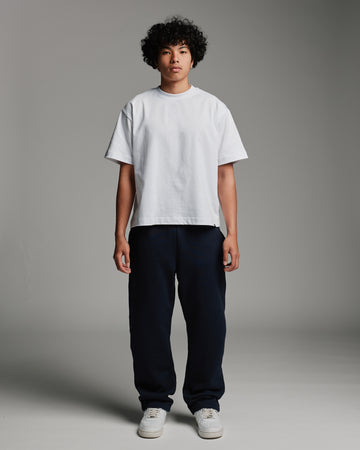 Open Bottom Sweatpant - Navy