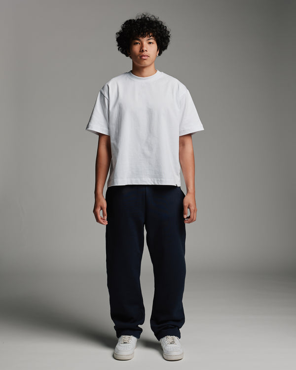 Open Bottom Sweatpant - Navy