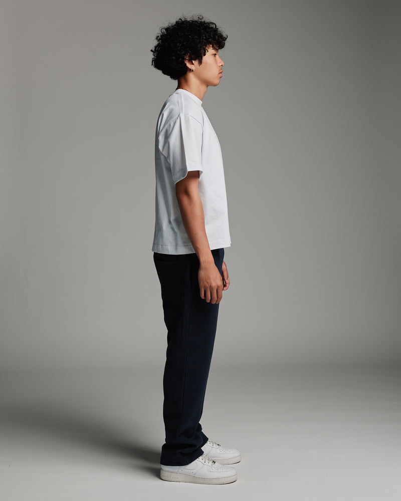 Open Bottom Sweatpant - Navy