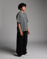 Cropped T-Shirt - Charcoal