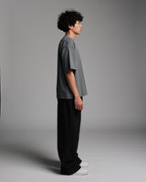 Cropped T-Shirt - Charcoal