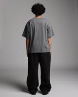 Cropped T-Shirt - Charcoal
