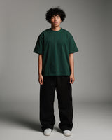 Drop Shoulder T-Shirt - Forest Green