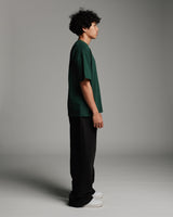 Drop Shoulder T-Shirt - Forest Green