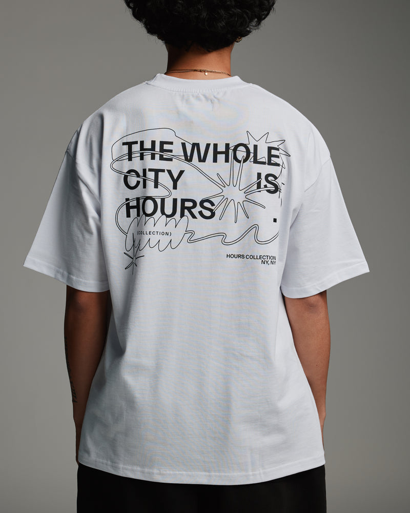 City is Hours T-Shirt - White