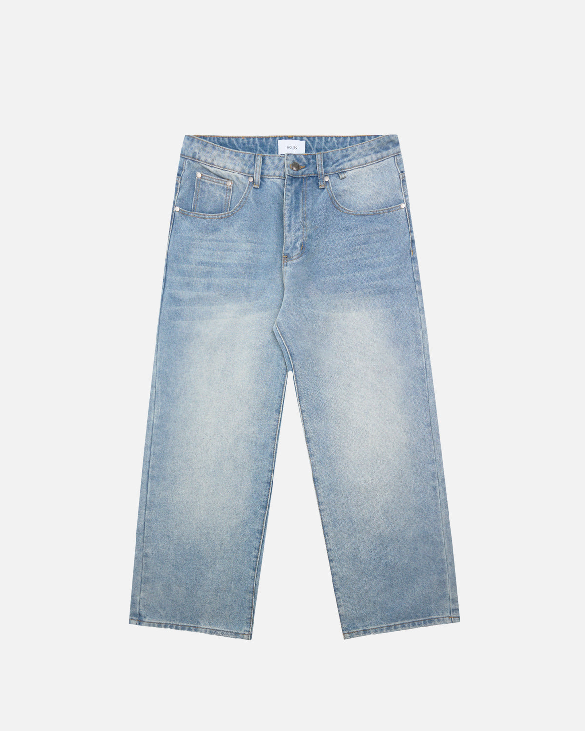 Baggy Denim Pants - Light Blue