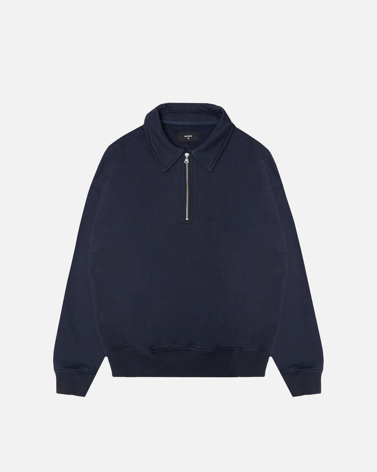 Drop Shoulder 1/4 Zip - Navy