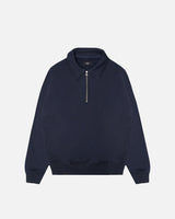 Drop Shoulder 1/4 Zip - Navy