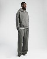 Drop Shoulder Hoodie - Vintage Grey