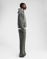 Drop Shoulder Hoodie - Vintage Grey