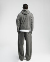 Drop Shoulder Hoodie - Vintage Grey