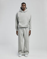 Drop Shoulder Hoodie - Grey