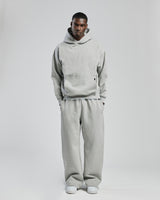 Drop Shoulder Hoodie - Grey