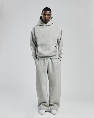 Drop Shoulder Hoodie - Grey