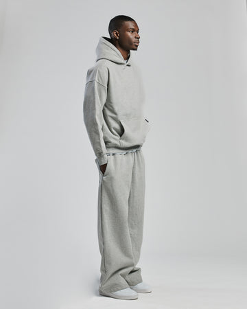 Drop Shoulder Hoodie - Grey