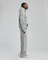Drop Shoulder Hoodie - Grey