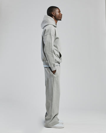 Drop Shoulder Hoodie - Grey