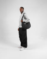 Nylon Messenger Bag - Black