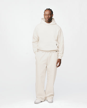 Drop Shoulder Hoodie - Oyster