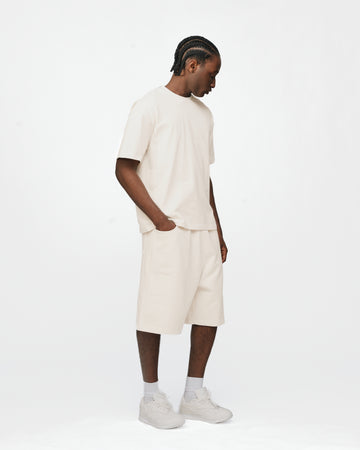 Baggy Sweatshorts - Oyster