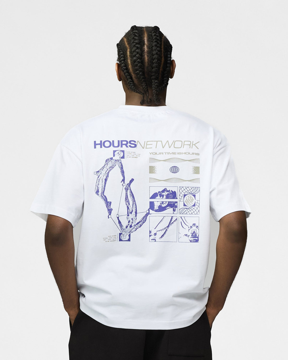 Hours Network T-Shirt - White