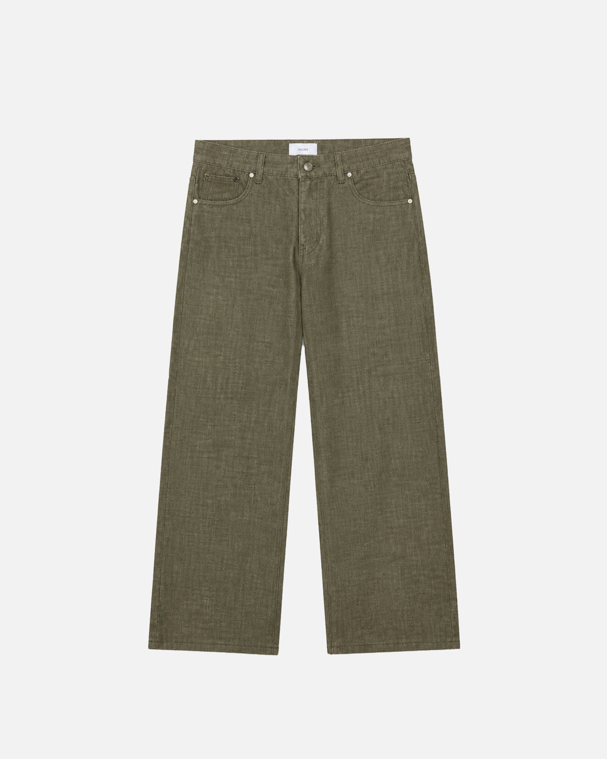 Baggy Raw Denim - Olive