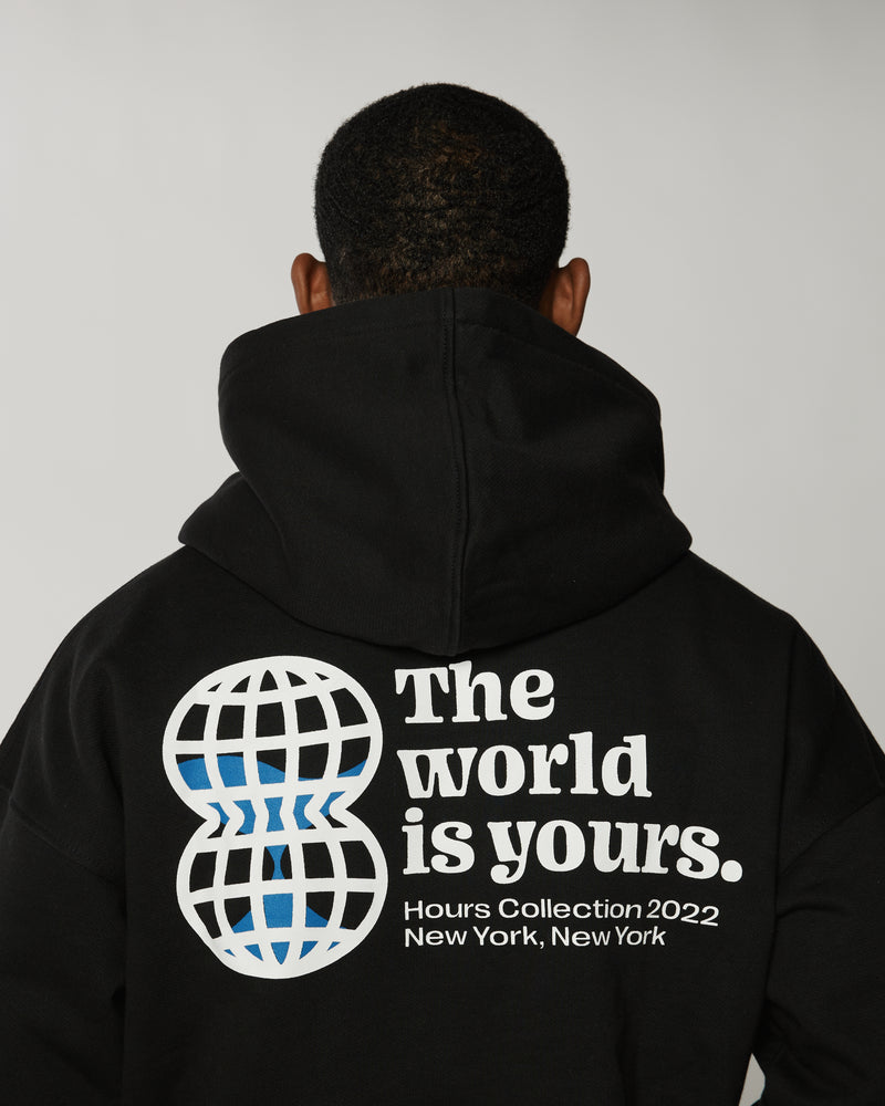 The World is Yours Hoodie - Black