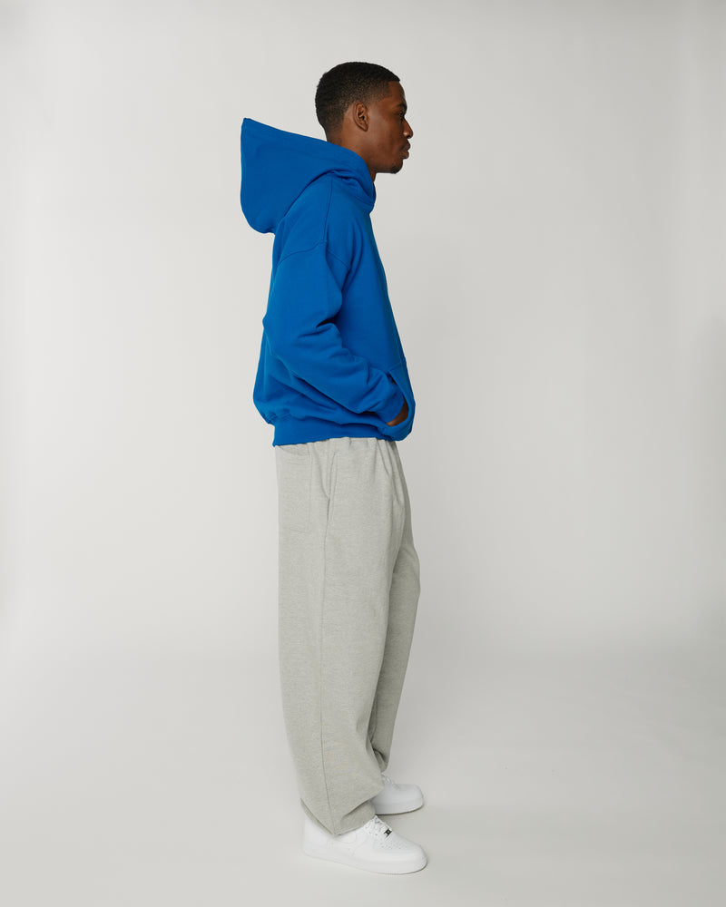 Drop Shoulder Hoodie - Royal Blue