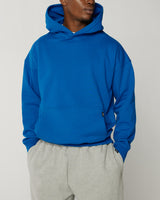 Drop Shoulder Hoodie - Royal Blue