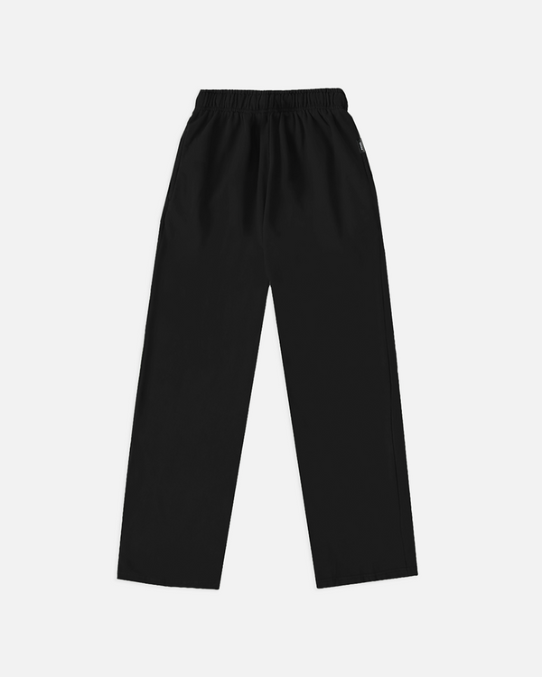 Open Bottom Sweatpant - Black