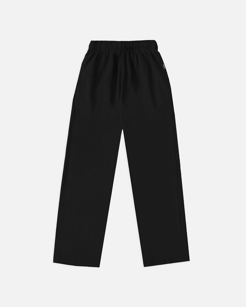 【MORE THAN BLACK】24SS★ CUT OFF SWEAT PANTS Open Bottom Sweatpant - Black – Hours