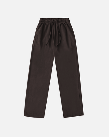 Open Bottom Sweatpants - Espresso