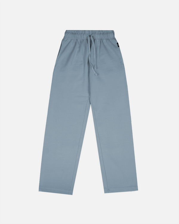 Open Bottom Sweatpants - Vintage Blue