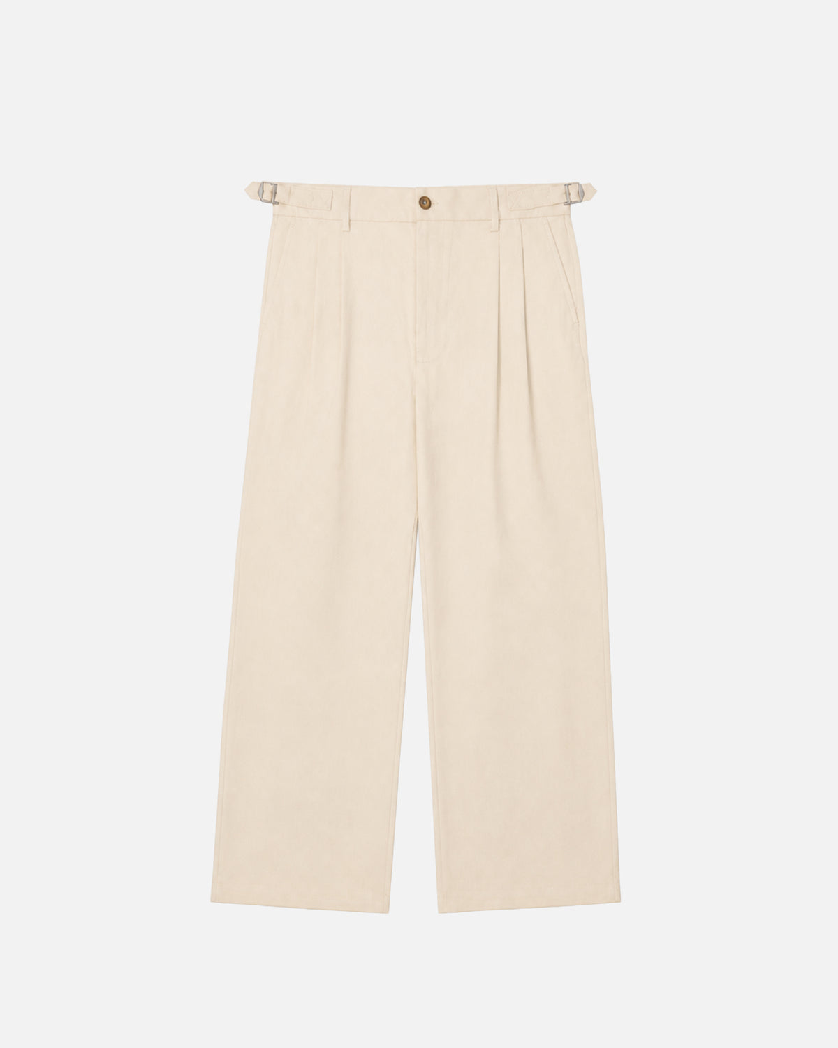 Pleated Pants - Beige