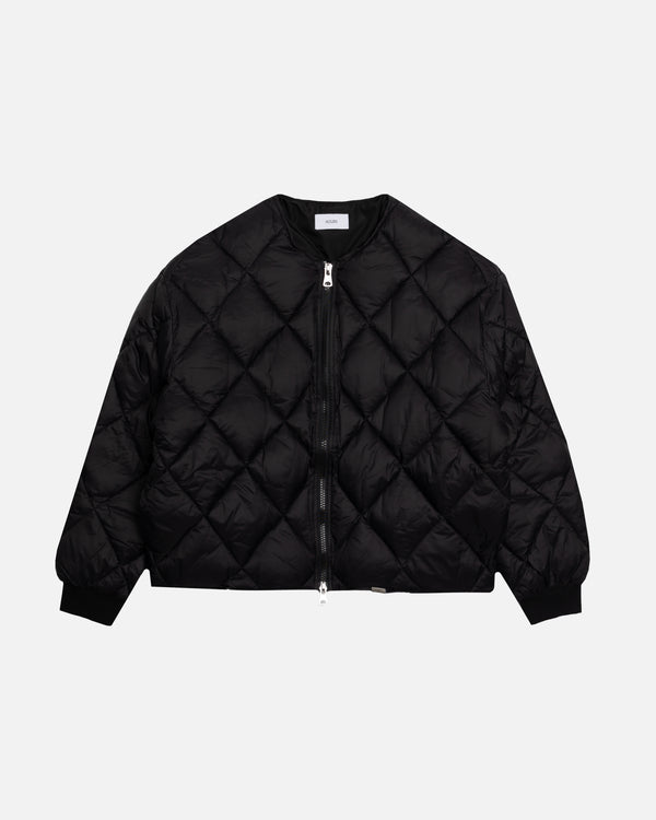 Quilted Puffer Jacket - Black