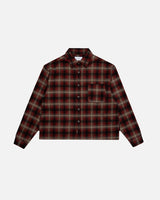 Cropped Flannel - Red