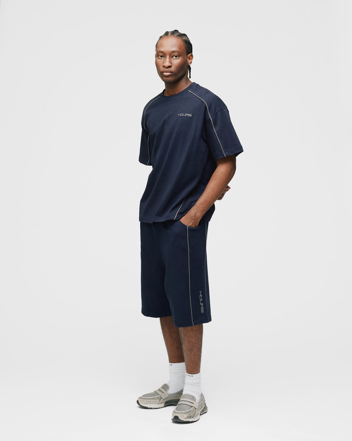Arc Baggy Sweatshorts - Navy