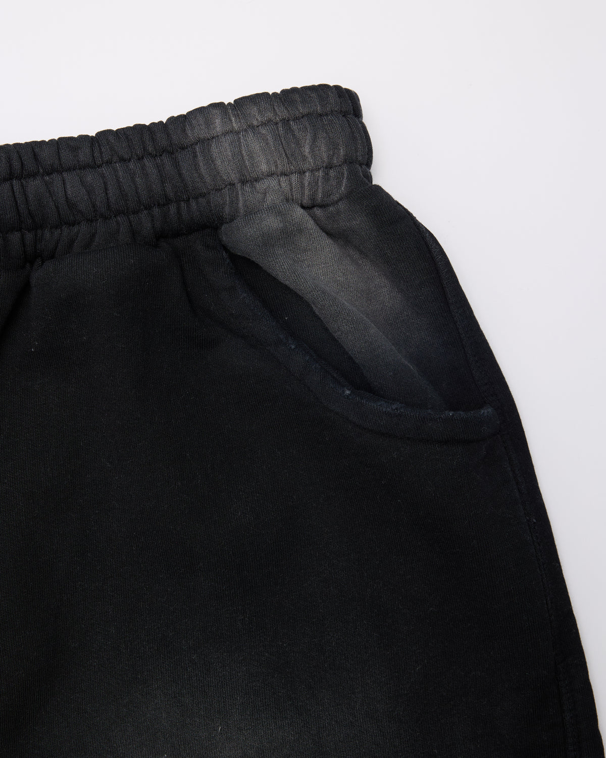 Capri Sweatshorts - Sunfaded Black
