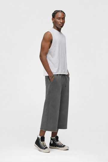Capri Sweatshorts - Vintage Grey