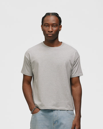 Striped T-Shirt - Grey