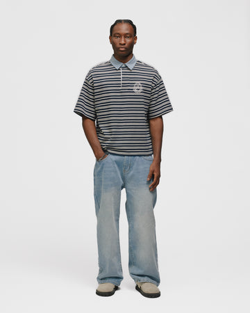 Baggy Denim Pants - Light Blue