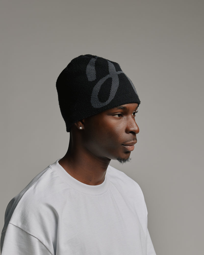 Cuffless Beanie - Black