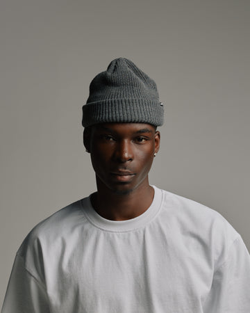 Fisherman Beanie - Grey
