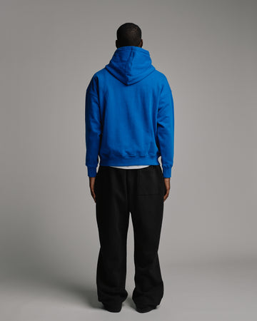 Drop Shoulder Hoodie - Royal Blue