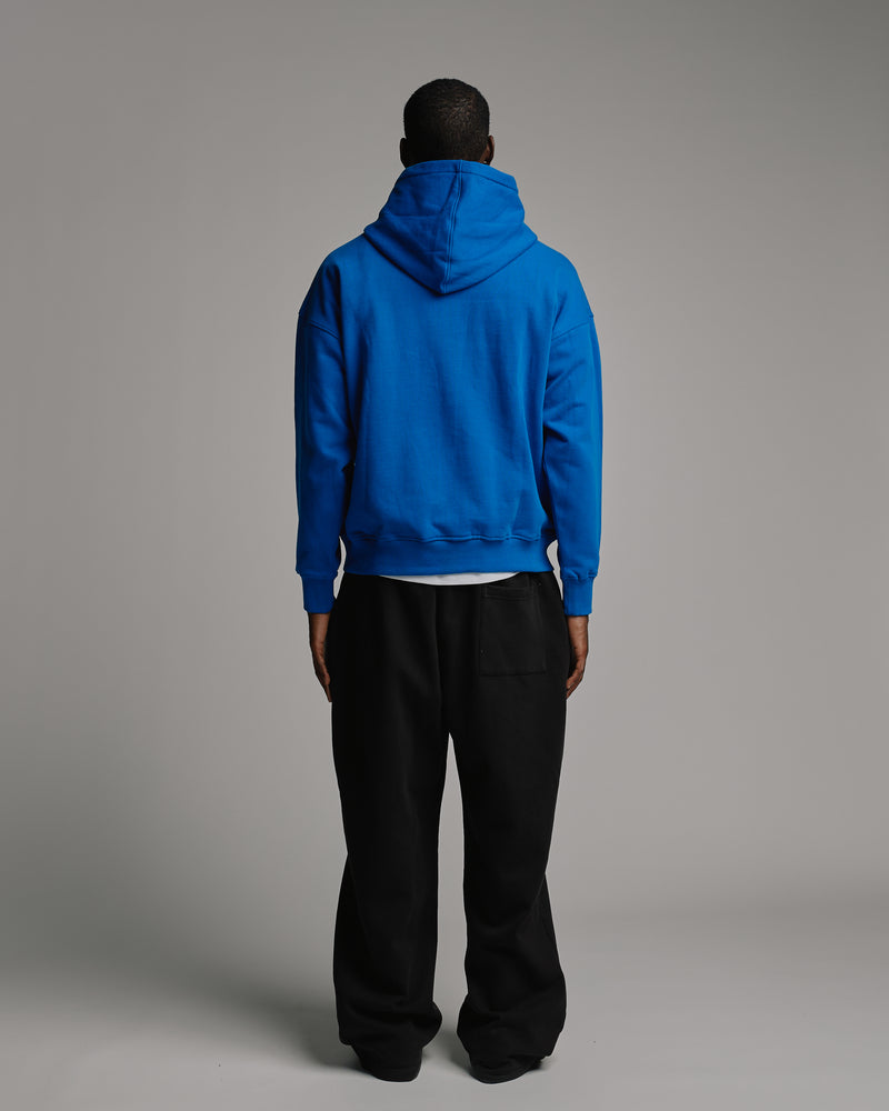 Drop Shoulder Hoodie - Royal Blue