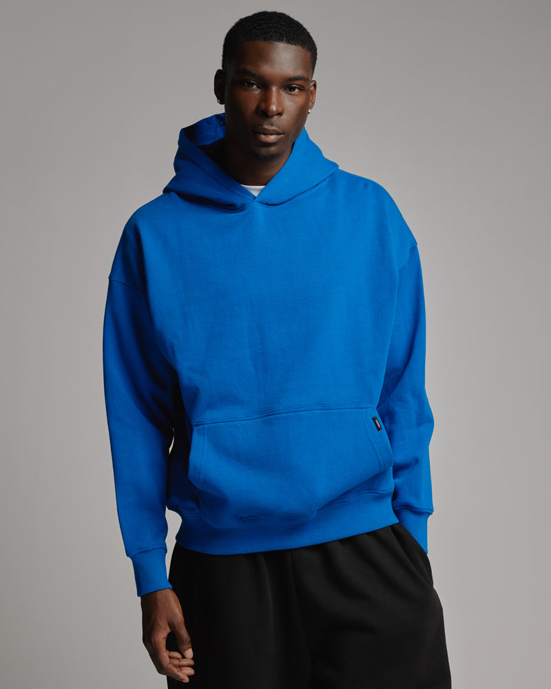 Drop Shoulder Hoodie - Royal Blue