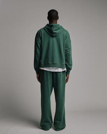 Cropped Hoodie - Vintage Green