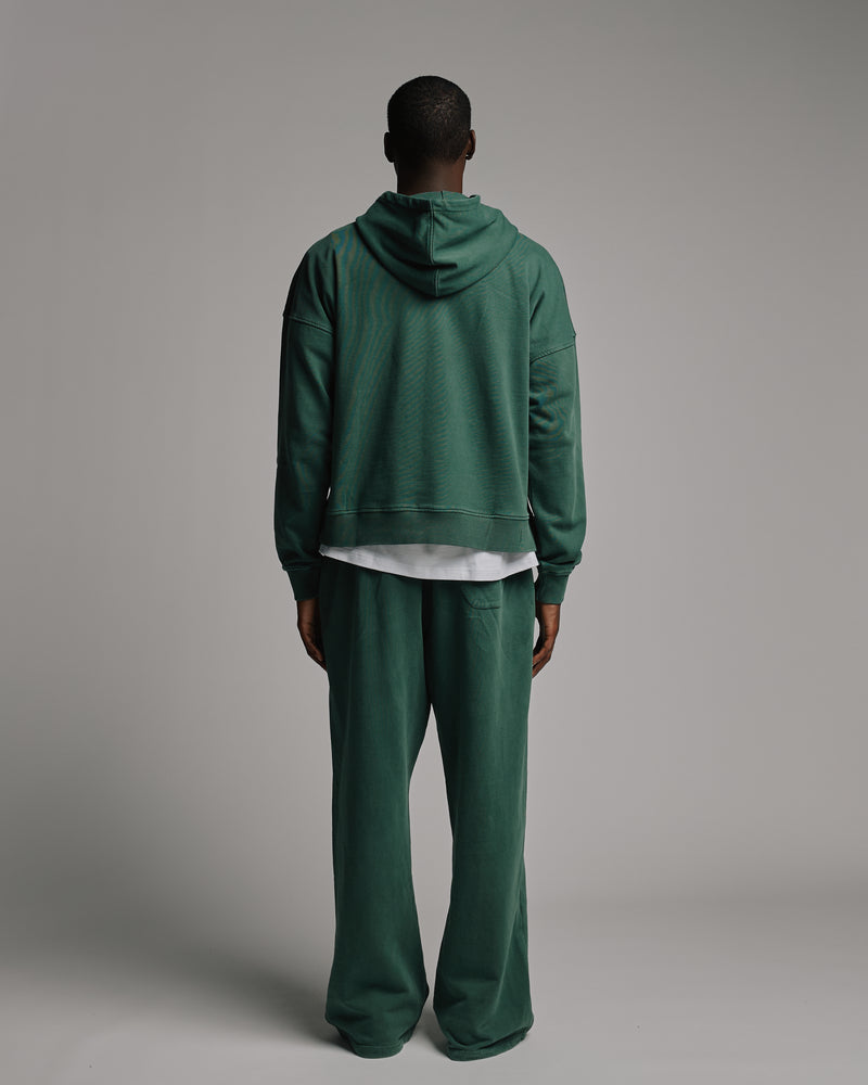 Cropped Hoodie - Vintage Green